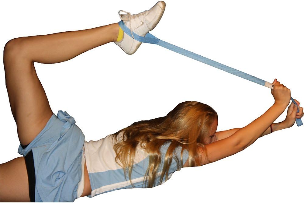 Cheerleading Flexibility Stunt Strap - Improve Stretching and Stunts for Cheer Dance Gymnastics & Physical Therapy – Stocking Stuffers Present for Kids Girls Adults - 12 Colors