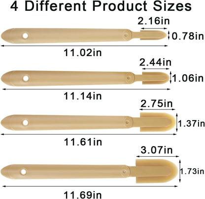8 PCS Rubber Caulking Spatulas Tool,Rubber Caulk Silicone Sealant Finishing Tool,Spreader Applicator Caulking Finishing Tool Rubber for Floors, Tiles, Walls, Bathrooms, Kitchens 4 Size
