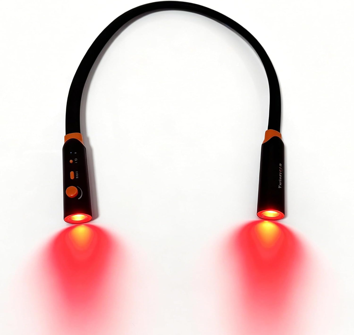 Red Amber Dual Color Neck Reading Light, Rechargeable Dimmable Book Lamp | Zero-Blue LED Neck Light, 360° Bendable Hands-Free, Eye-Friendly for Night Reading, Better Sleep, Travel, Crafts, Ideal Gift