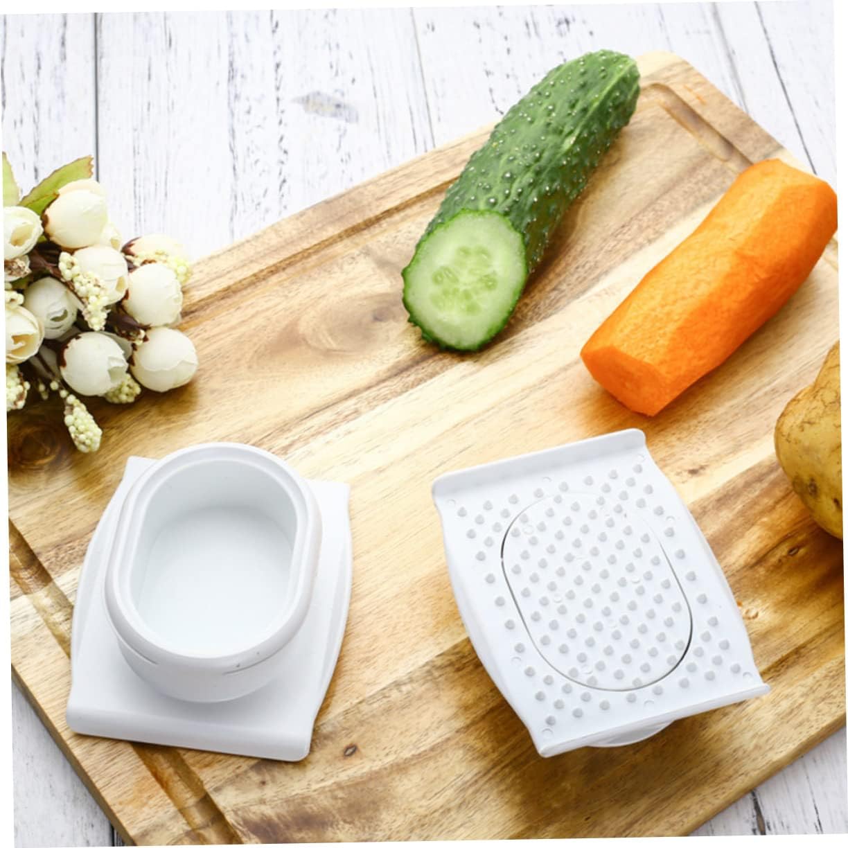 Cabilock 3Pcs Food Slicer Hand Guard Practical Finger Protectors for Vegetable and Fruit Cutting Food Safety Holder Fits Mandoline Graters and Kitchen Slicers Easy-clean Kitchen Utensil