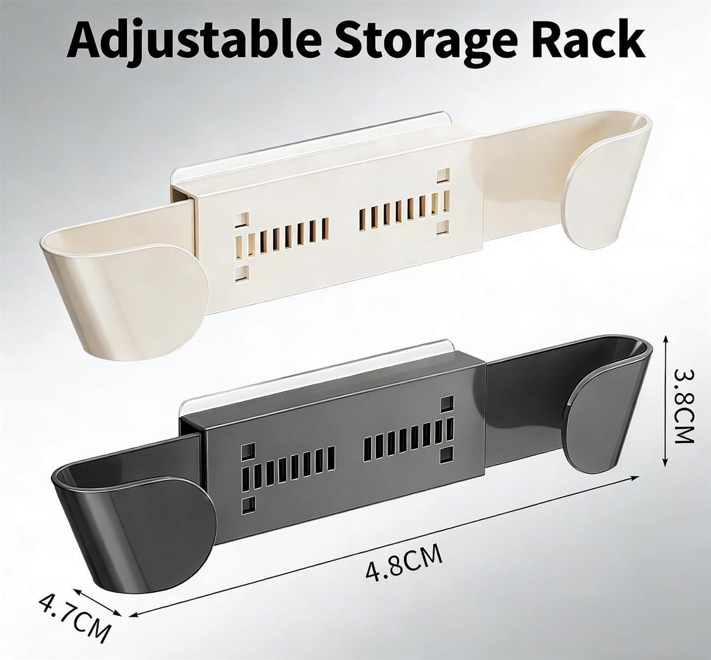 Universal Pot Lid Holder Organizer for Cabinet, Gray, 2 Pack | Pan Lid Organizers, Inside Door Wall Mount, Pots Top Rack