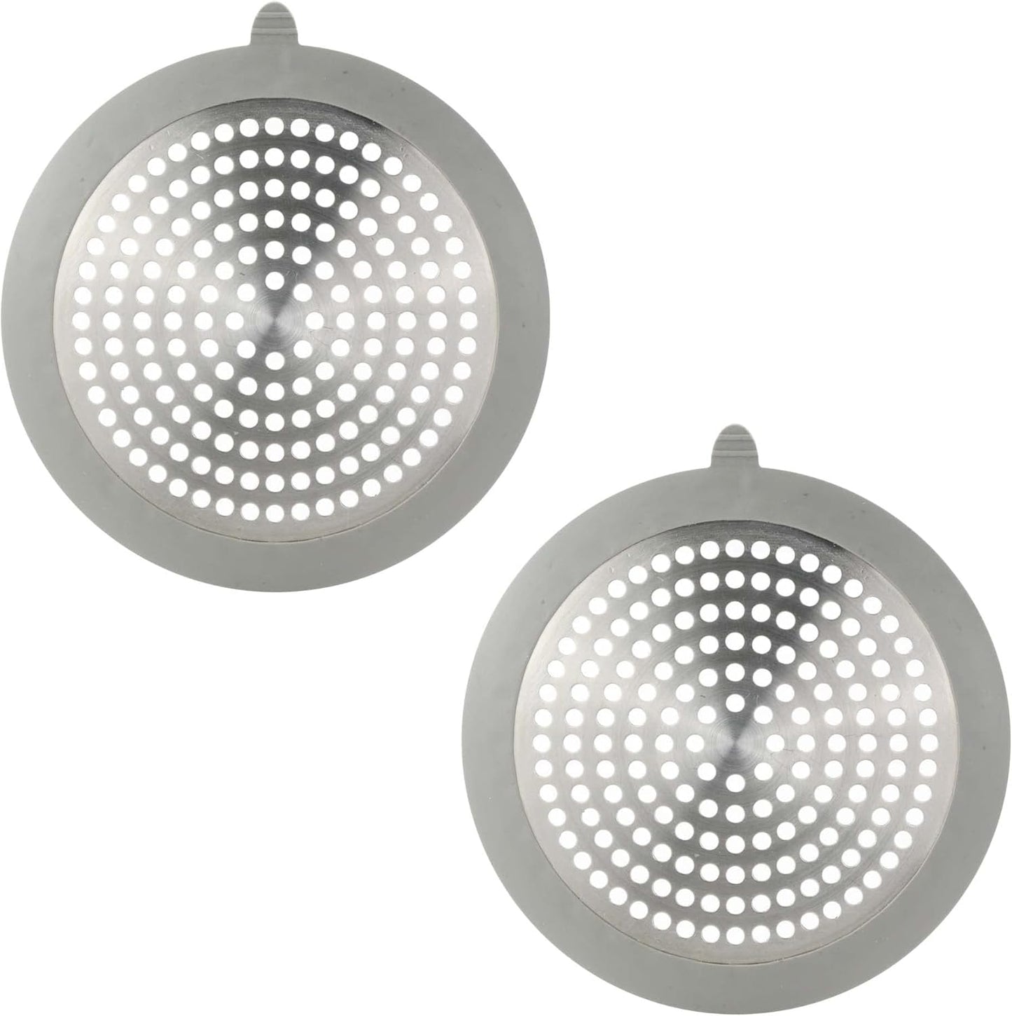Danco Shower Hair Catcher Baskets, 6-Pack, Black (10739P)