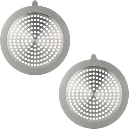 Danco Shower Hair Catcher Baskets, 6-Pack, Black (10739P)