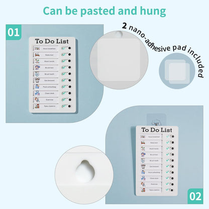 Chore Chart for Multiple Kids, ADHD Tools Checklist Board Routine Schedule (to Do List)