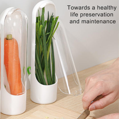 Herb Saver for Refrigerator, 2 Pack Herb Keeper for Cilantro | Upright herb storage pods with water base for cilantro, parsley, basil, mint and other slim fridge door bin herbs