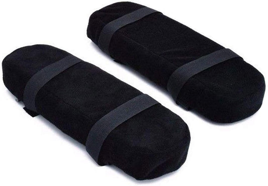 traderplus 2 Pcs Memory Foam Chair Armrest Pads Cushion Cover Elbow Pillow for Forearm Pressure Relief