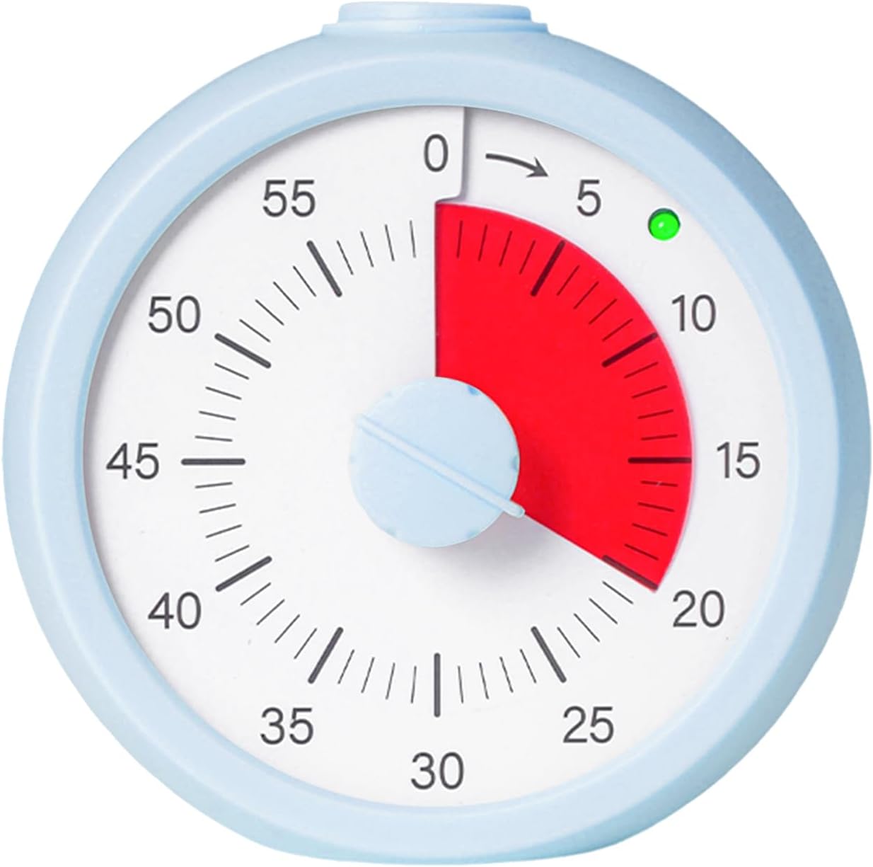 Visual Timer for Kids 60 Minute Countdown Timer Rainbow Disk Desk Timer Clock for Classroom Study Office Kitchen with Silent Operation (Purple)