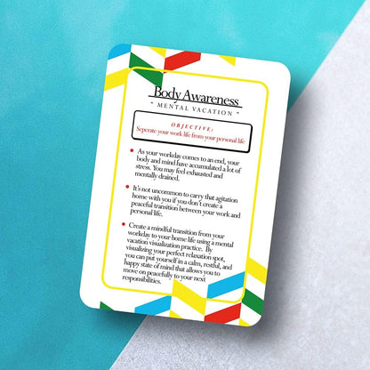 Allura & Arcia 52 Mindfulness Cards - Stress Less, Mindful Meditation, Gratitude, Kindness, Self Care & Relaxation
