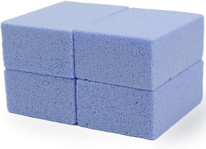 Magic Blackstone Griddle Scraper，4 Pack Gray Stone Cleaning Block Clean Brick for Grill, Removing Stains BBQ，Pool, Racks, Baking Steel, Oven, Flat Top Cookers, Utensils, Exfoliation Dead Skin, Toilet
