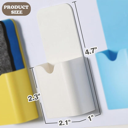 2pcs Magnetic Pen Marker Holders, Magnet Pencil Cup Storage Organizer for Classroom Office Home Locker and Refrigerator Whiteboard Locker (QX107)