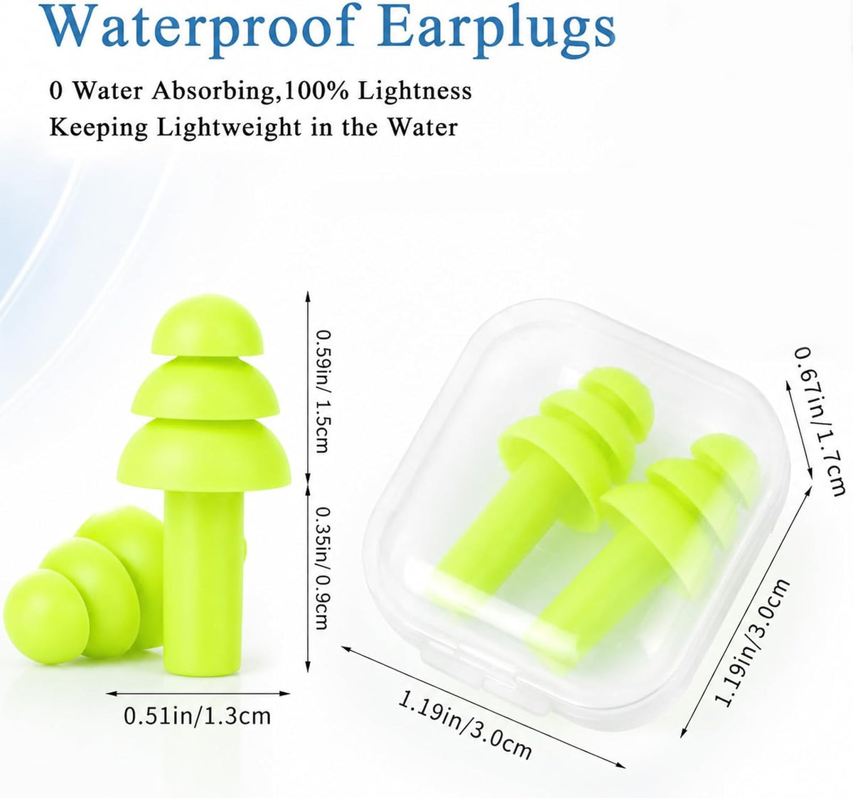 24 Pairs Black Ear Plugs Bulk NRR 29dB Reusable Silicone Ear Plugs with Plastic Cases Soft Foam Plug for Sleeping Noise Cancelling Concerts Shooting Swimming Noise Reduction