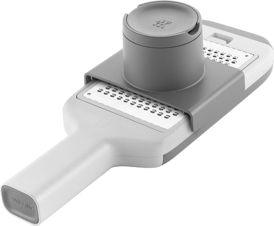 ZWILLING Z-Cut Multifunctional Grater, Mandoline, Faster Grating Technology, Zester, Rasp Grater, Slicer, Finger Guard, Grey