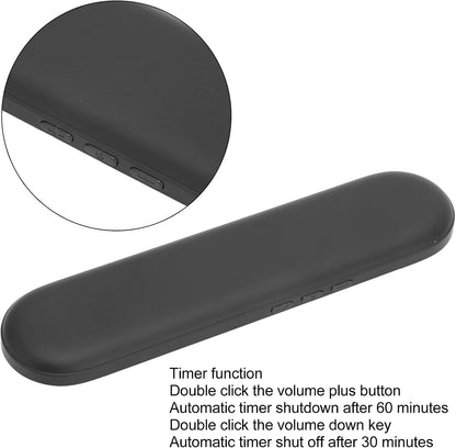 Pillow Speakers Bluetooth, Pillow Speakers, Bluetooth 5.3 Portable Bone Conduction Speaker with Timer Off Function, Mini Pillow Speaker for Adults, Children, Babies(White)