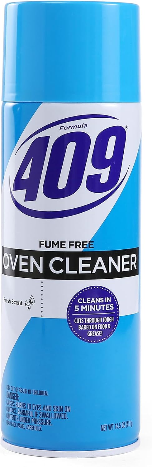 Formula 409 Heavy Duty Oven and Grill Cleaner Spray, Lemon Scent, 14.5 Oz