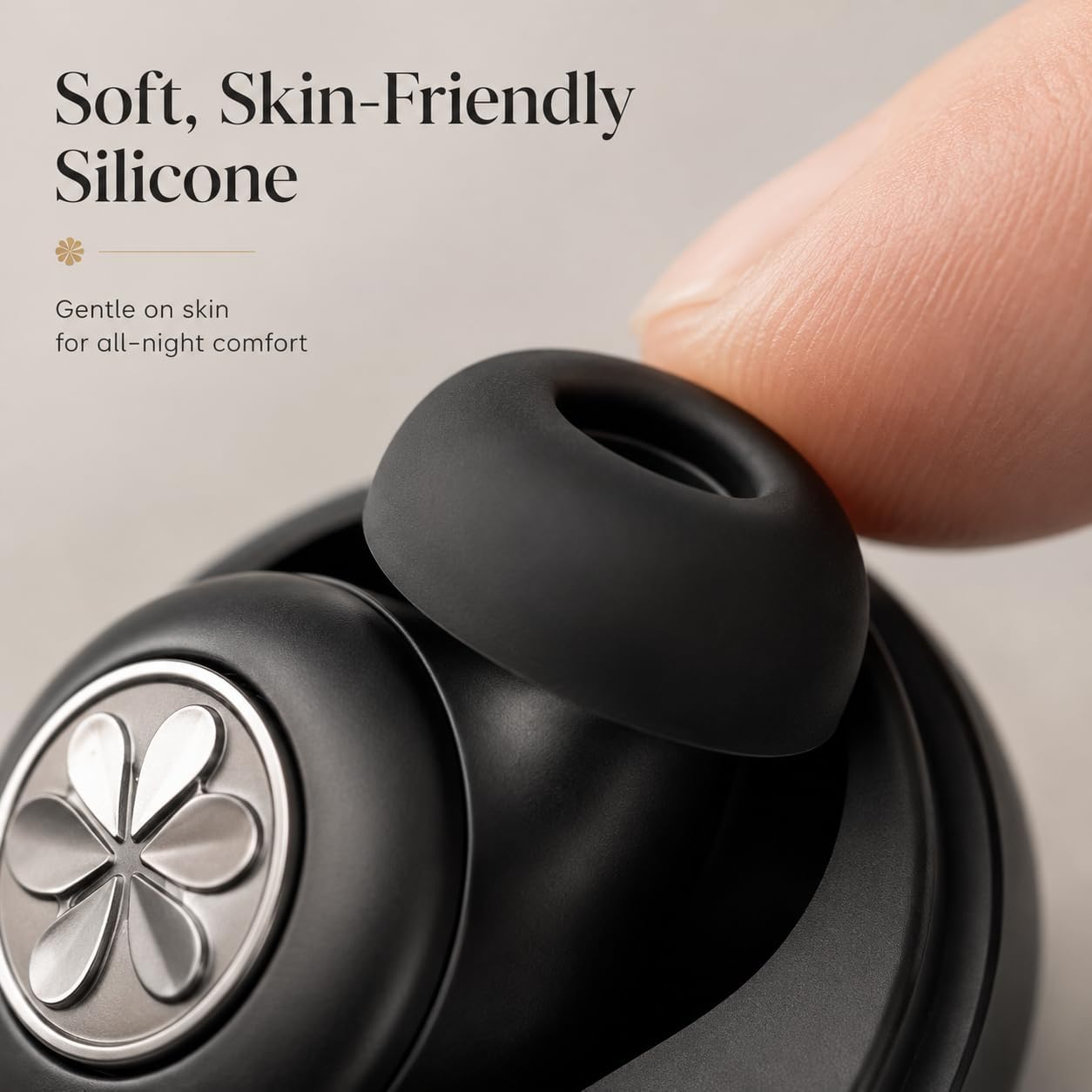 HEKKE 45dB Ear Plugs for Sleeping, Soft Silicone for Side Sleepers, 4 Sizes | Reusable soft silicone with XS/S/M/L sizes for side sleepers, concerts, flights and hotels; carrying case included.