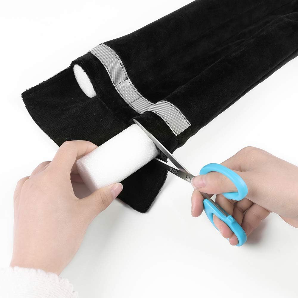 36 Inch Under Door Stopper, Door Noise Blocker | Double Sided Door Stopper, Machine-Washable