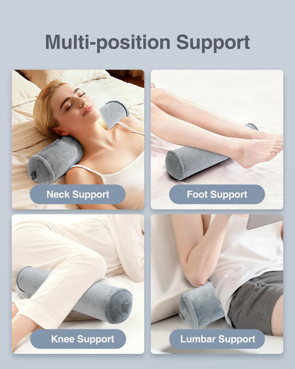 Luxtude Inflatable Neck Roll Pillow for Sleeping, Travel Neck Pillow