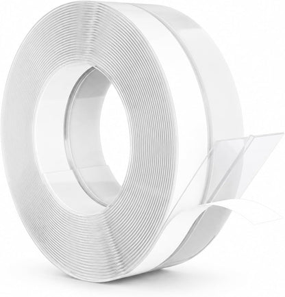 Weather Stripping Door Seal, 20 Ft Shower Door Seal, Clear, 1 in | Flexible door sweep for frames, fits doors, windows, and glass showers, seals gaps up to 0.5", blocks air leaks and dust