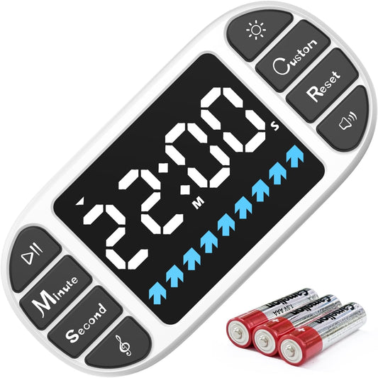 DOOMAY Magnetic Digital Kitchen Timer for Classroom Countdown