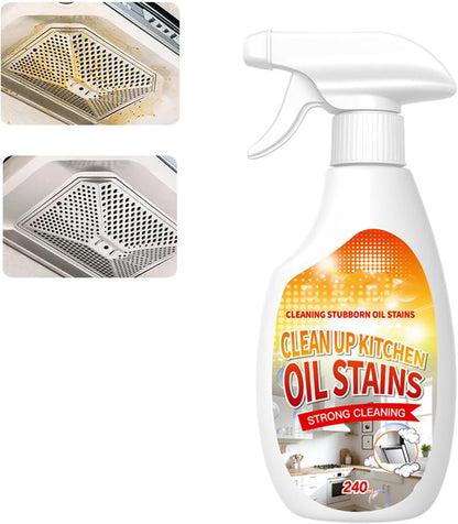 Clean Up Kitchen Oil Stains Spray, Kitchen Cleaner Spray, 8.45 oz | Heavy Oil Cleaner Stain, All-Purpose Cleaning Spray for Kitchens, Ovens & Countertops, Remover Stain