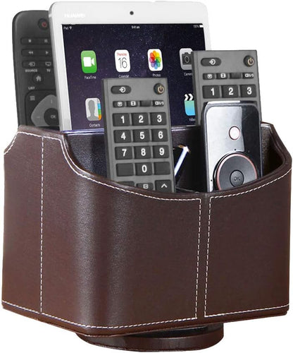 360° Rotatable Remote Control Holder,TV Remote Caddy for Nightstand Table