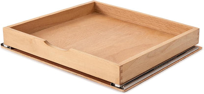 Pull Out Cabinet Drawers - 9x2 Size Options (10-29'W,18-21'D), Pre-Assembled with Soft Close Slides, Solid Beechwood, Easy Installation(10'W x 18'D)