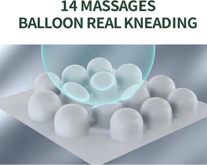 JFT Automatic Leg Massager with Heating - 3-Speed Kneading Air Convection for Women, Calf and Arm Massager for Athletes and Office Workers