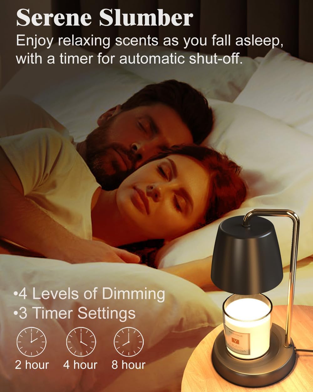 White Candle Warmer Lamp