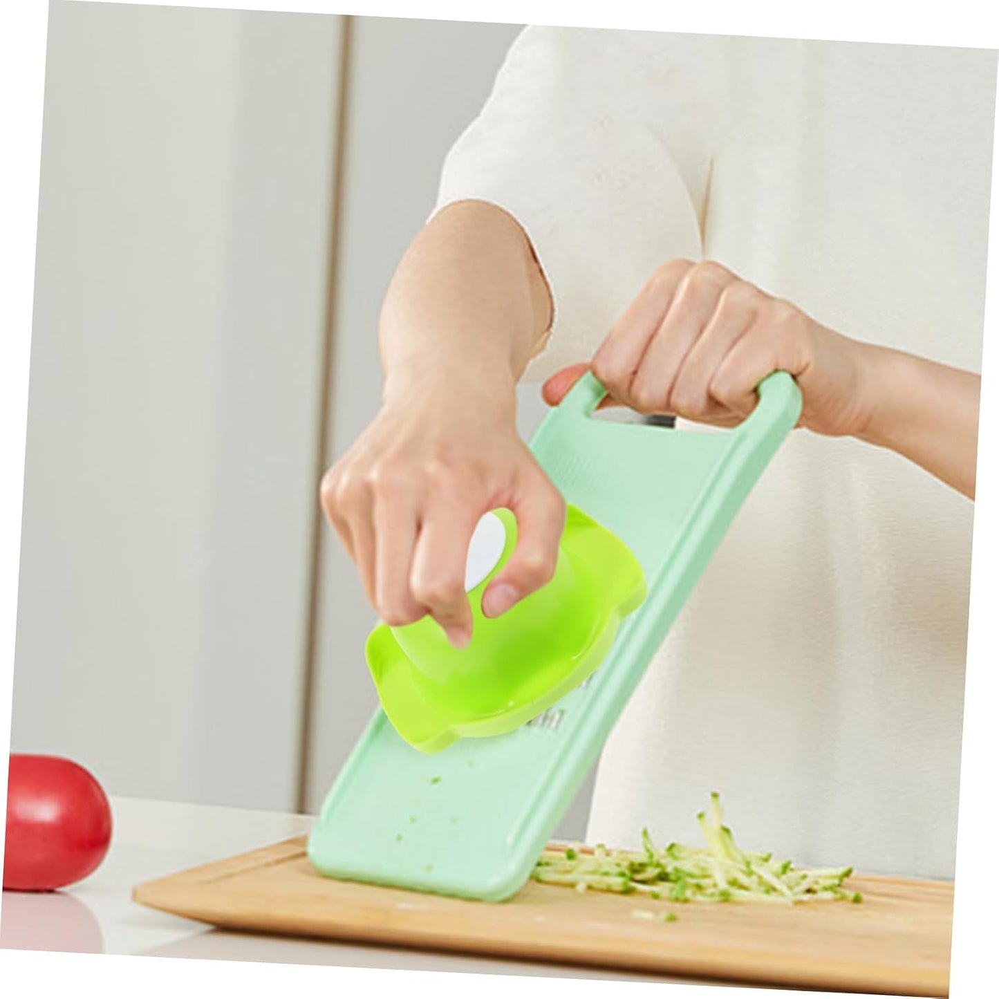 Amosfun 2PCS Food Grater Finger Guard Set Multi-functional Hand Protector Sturdy Design for Safe Vegetable Grating and Slicing Kitchen