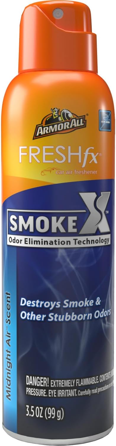Armor All Fresh FX Charcoal Bag Deodorizer (9 Count) - Charcoal Deodorizer Bags for Cars, Natural Bamboo Car Air Freshener