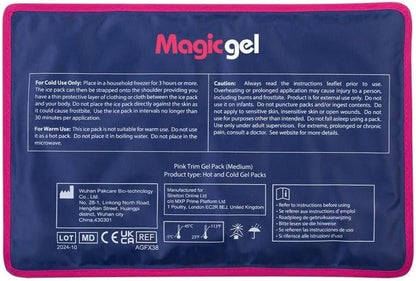 Magic Gel Ice Packs for Injuries Reusable (3 Pieces) | Flexible Wrap Around Gel Ice Pack Knees, Back, Shoulders, Arms and Legs (11" x 5.5") | Hot and Cold Compress Cold Packs for Injuries