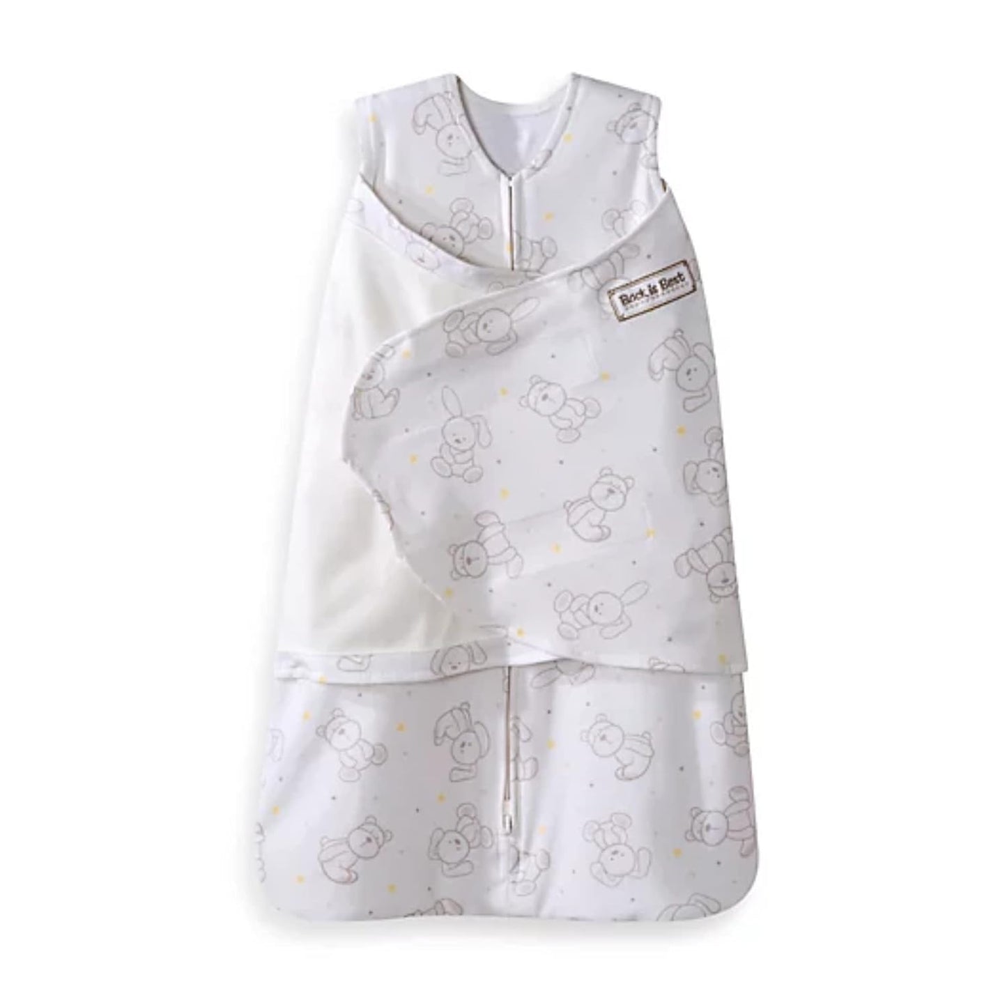 HALO 100% Cotton Sleepsack Swaddle, 3-Way Adjustable Wearable Blanket, TOG 1.5, Pink Floral, Newborn, 0-3 Months - Colors B