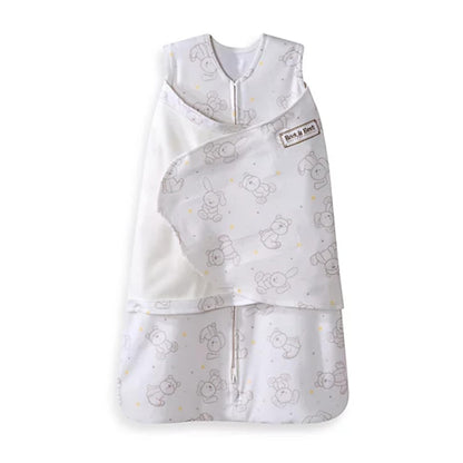 HALO 100% Cotton Sleepsack Swaddle, 3-Way Adjustable Wearable Blanket, TOG 1.5, Birds, Newborn, 0-3 Months - Colors A