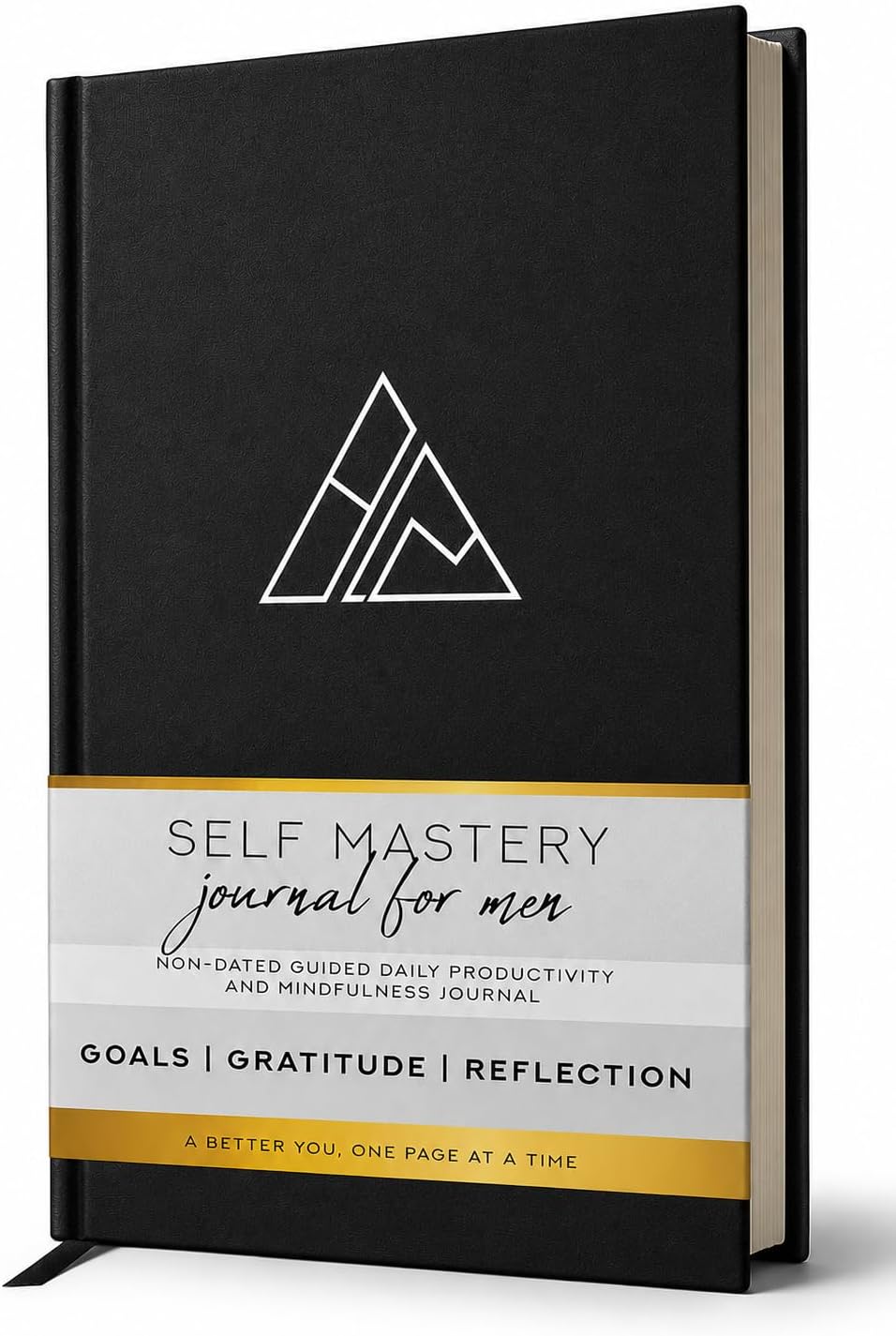 Self-Mastery Journal for Men with Prompts - 13 Week Guided Gratitude Journal - 5 Minute Journal - Reflection Manifestation Journals for Mindfulness - Self Care Journal - Goal Journal for Women & Men