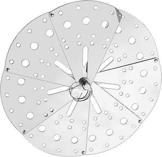 Multifunctional Adjustable Stainless Steel Anti-spill Lid Cover, Kitchen Spill Stopper Overflow Protector for Pots and Pans, Household Cooking Splash Guard
