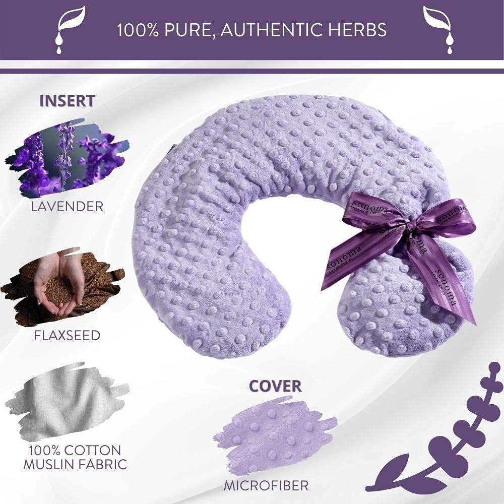 Sonoma Lavender Luxury Lavender Neck Pillow, Arctic Circle