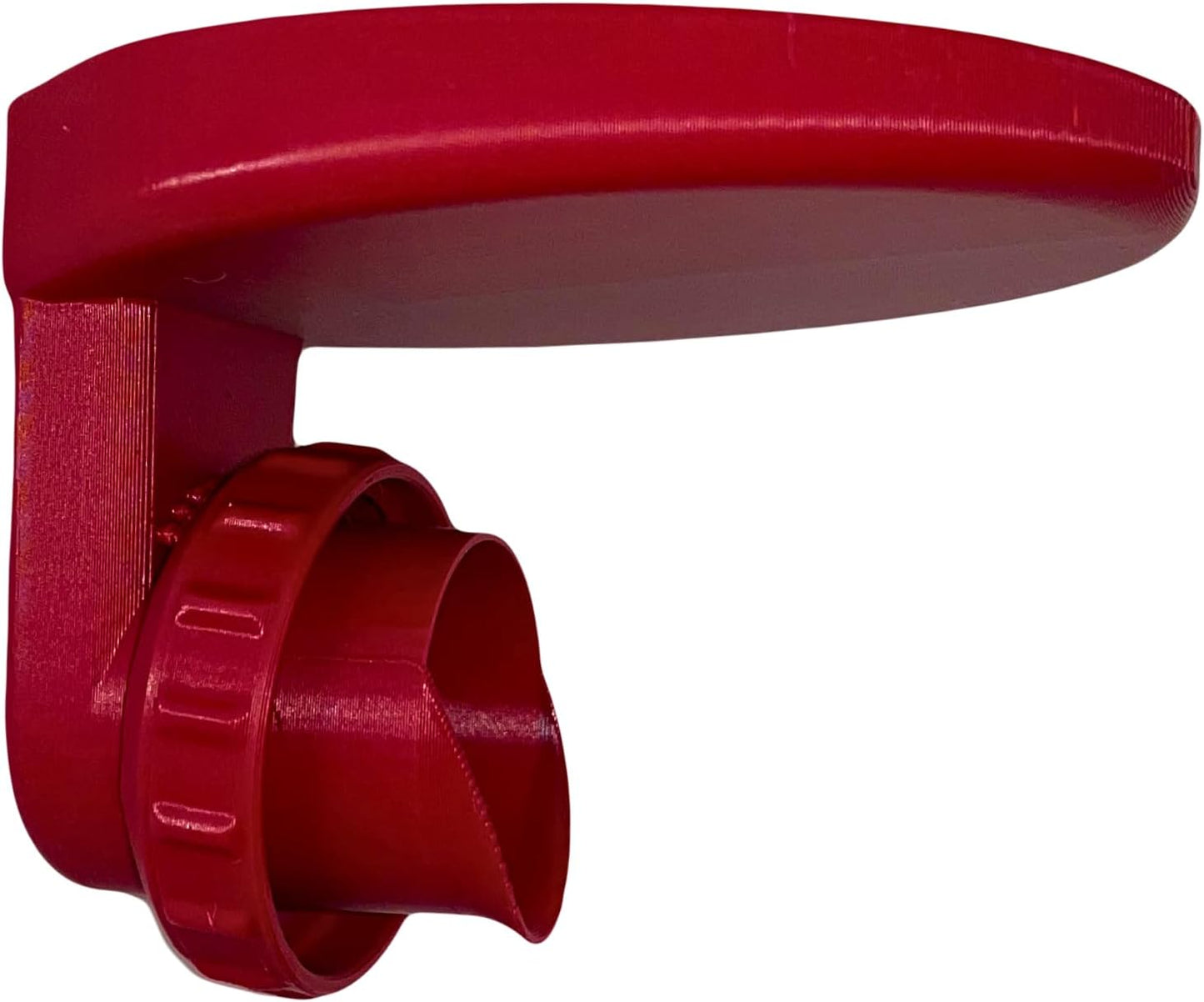 Laundry Detergent Cap Holder with Drip Return – No-Mess Cup Rest for Large Detergent Bottles – Saves Detergent & Money (RED - Arm & Hammer, Persil, Purex, Xtra)
