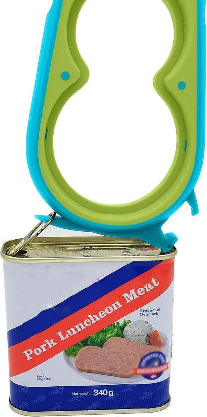Jar Opener for Weak Hands, 5 in 1 Bottle Opener for Seniors with arthritis | Multifunctional Adjustable Lid Opener with Non-Slip Rubber Gripper Pad – Effortlessly Opens Jars, Bottles & Pop-Top Cans