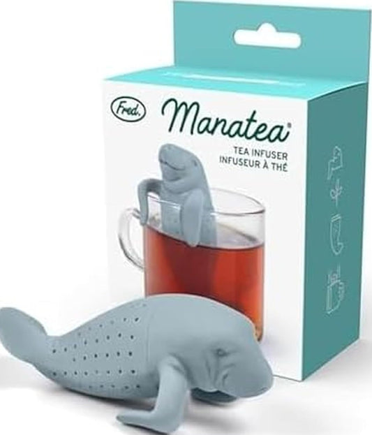 Genuine Fred RELAXOLOTL Tea Infuser, Cute Axolotl Design, For Loose Leaf Tea, Flexible, Easy to Clean Silicone, Fun Gift for Tea Lovers, Clever Kitchen Gadget