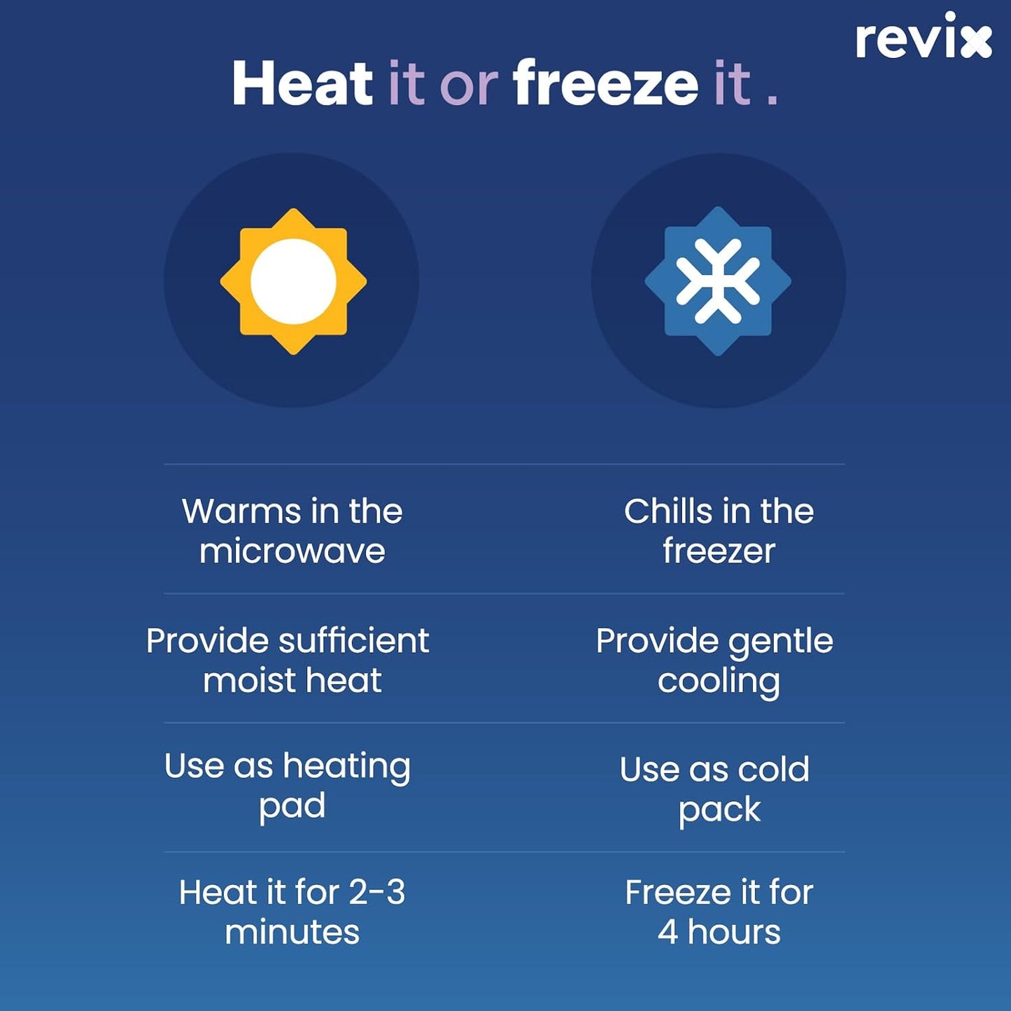 REVIX Microwave Heating Pad for Neck and Shoulders Back, Microwavable Heated Neck Wrap Warmer with Moist Heat, Lavender Aromatherapy Hot and Cold Pack