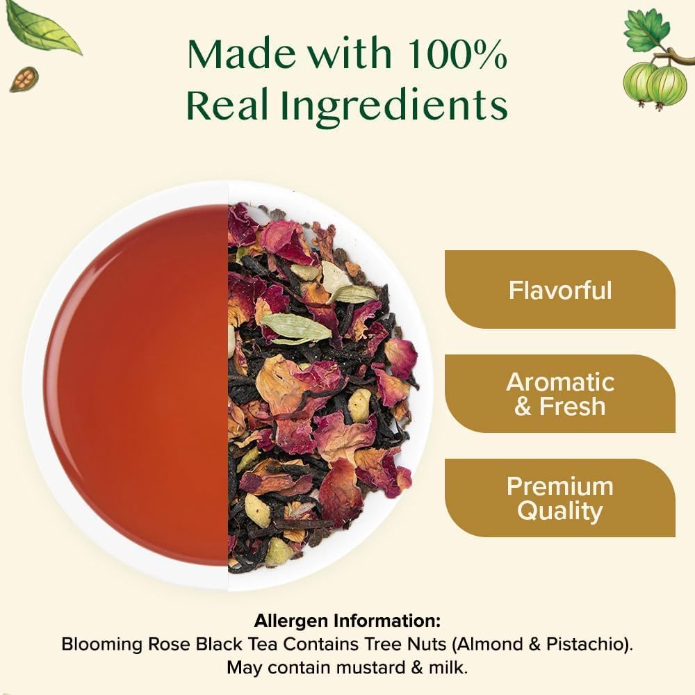 VAHDAM, Assorted Herbal Tea Sampler (18 Tea Bags, 9 Flavors) Caffeine-Free, Non-GMO | Double Infusion, Individually Enveloped Tea Bags | Herbal Tea Assortmen