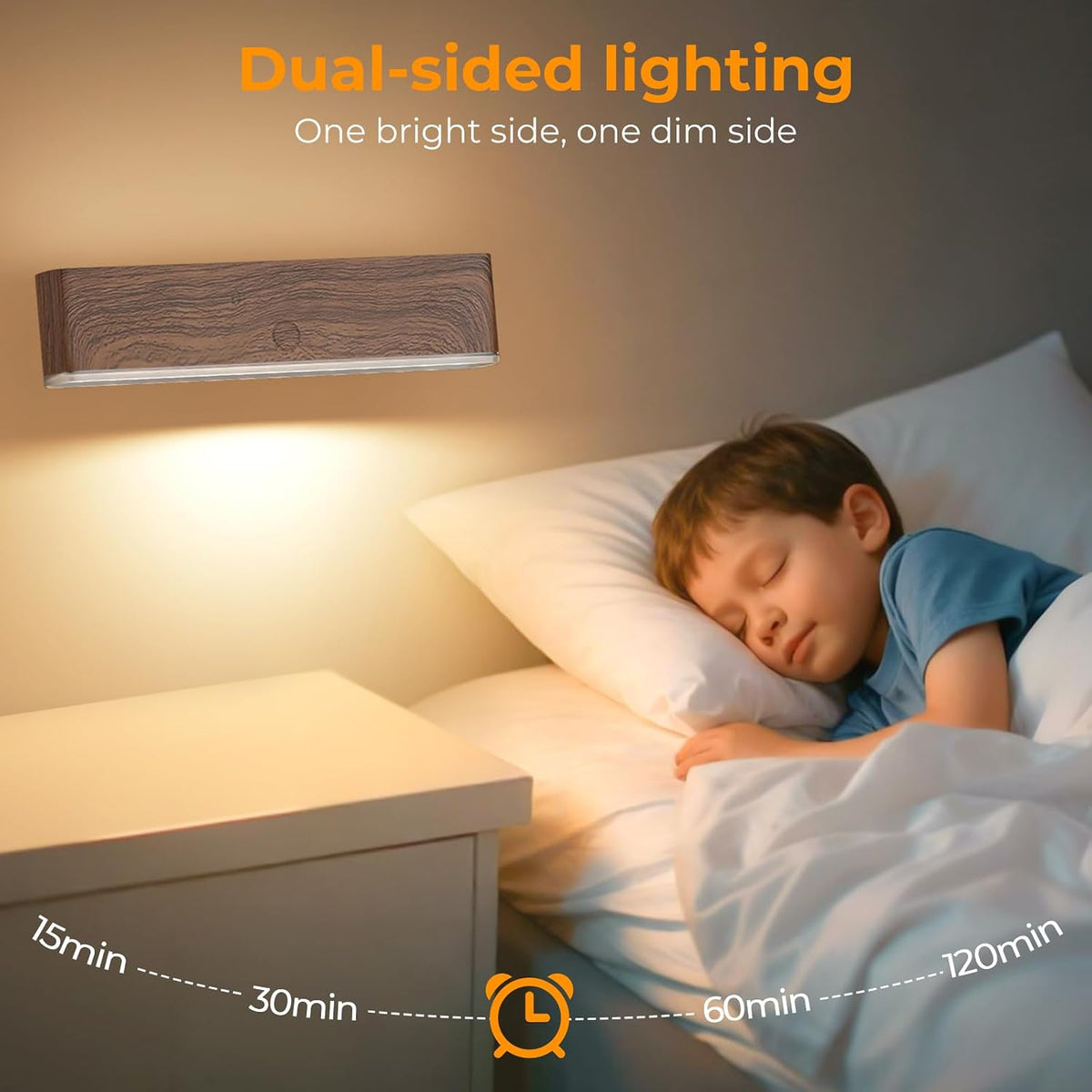 MOITA Battery Operated Wall Sconce Set of 2 Wireless Wall Lamp with Remote Control & Touch Control Rechargeable LED Wall Lights 3 Color Temperatures 360° Rotatable for Bedroom Living Room Black
