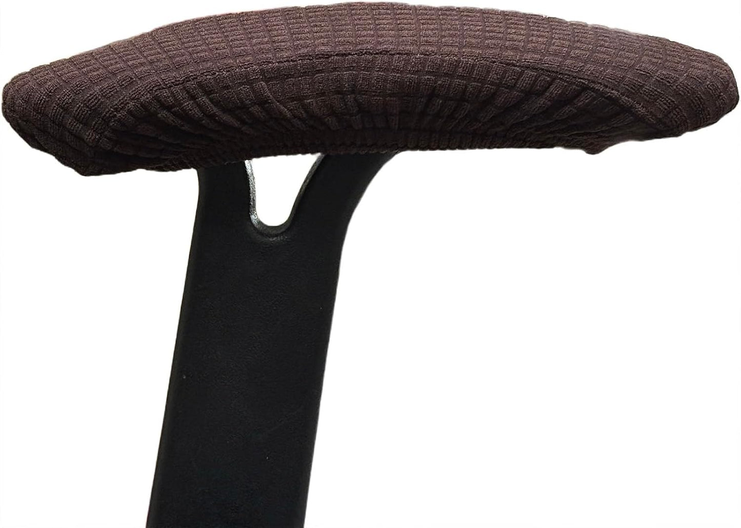 Melaluxe Office Chair Armrest Covers, Stretchable Removable Washable Chair Arm Covers, Elastic Desk Computer Gaming Chair Arm Rest Protector Slipcovers (Black)