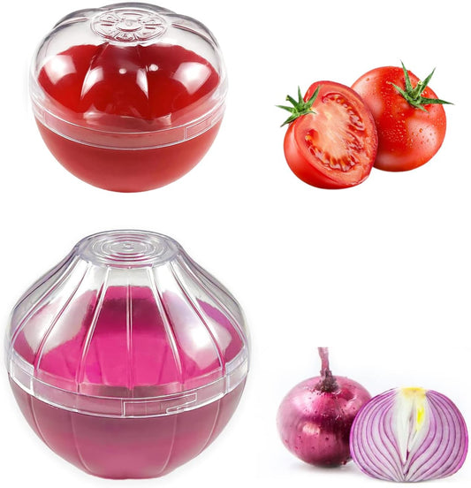 Fruit and Vegetable Shaped Savers Storage Containers for Fridge Vegetable