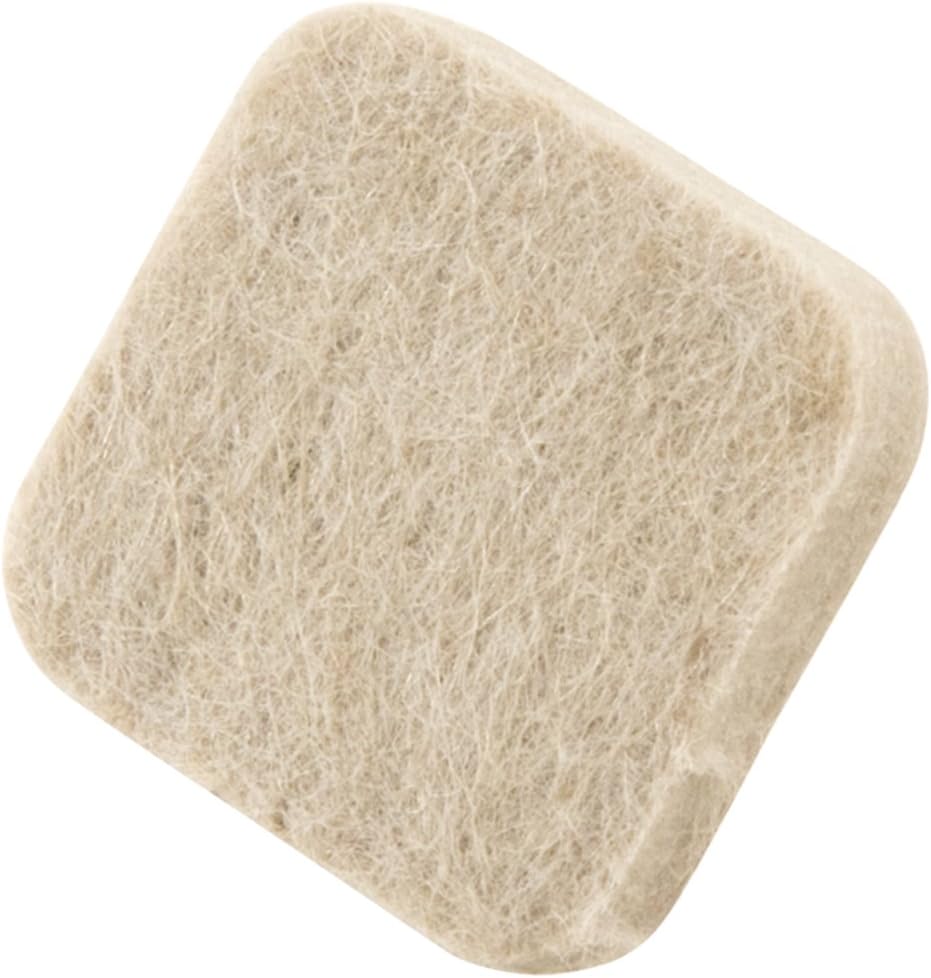 SOFTTOUCH "Self-Stick Furniture Round Felt Pads for Hard Surfaces – Protect Your Hard Floors from Furniture Scratches, 1-1/2"" Linen, Round (8 Pieces)" (4719395N)
