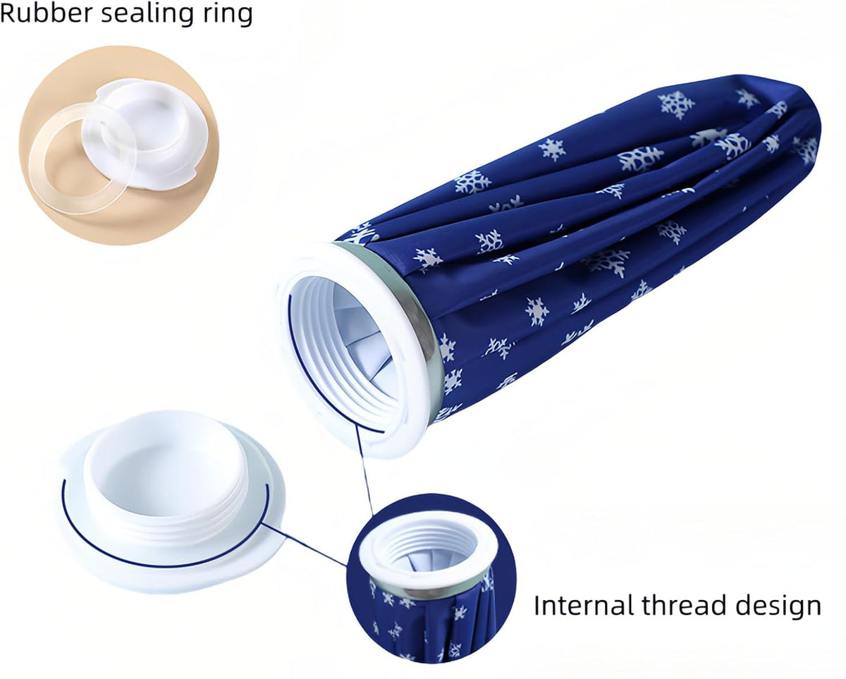 Hot and Cold Reusable Ice Bag for Sport Injuries Ice Pack for Injuries, Hot & Cold Therapy, Teeth Pain Cold Pack, Headaches Cold Ice Bag Hot Cold Therapy for Head Shoulder Back Knee 2PCS