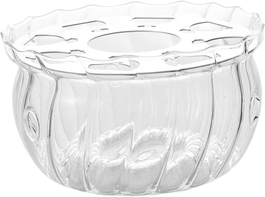 Cabilock Glass Teapot Warmer with Tealight Holder Heat Resistant Candle Base for Teapots Versatile Glass Construction for Tea Coffee and Soups and Multifunctional Kitchen Accessory