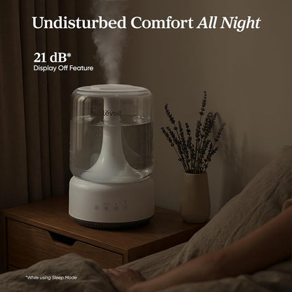 Levoit Humidifiers for Bedroom, Smart Warm and Cool Mist, Symptom Relief