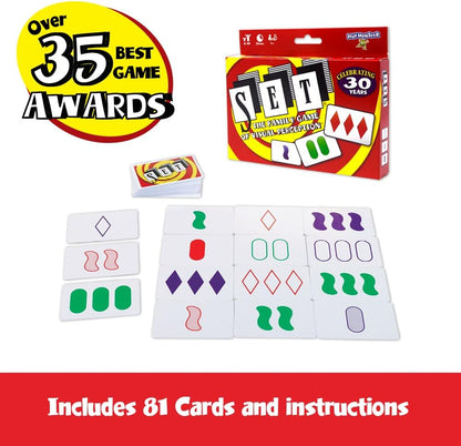 SET Enterprises Quiddler Word Game | Family Game Night, Travel Games, Screen-Free, Travel Game, Holiday Game, Playing Cards