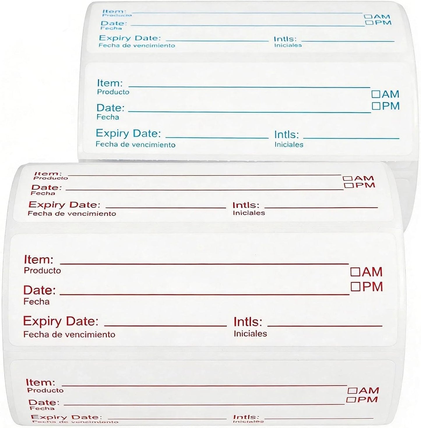 1000 Food Labels 1x3 Removable Food Date Labels Stickers for Containers | ilauke Large Freezer Labels Kitchen Freezer Tape Sticky Labels to Write on Easy Peel Off for Jar Pantry Canning Bottle Buffet
